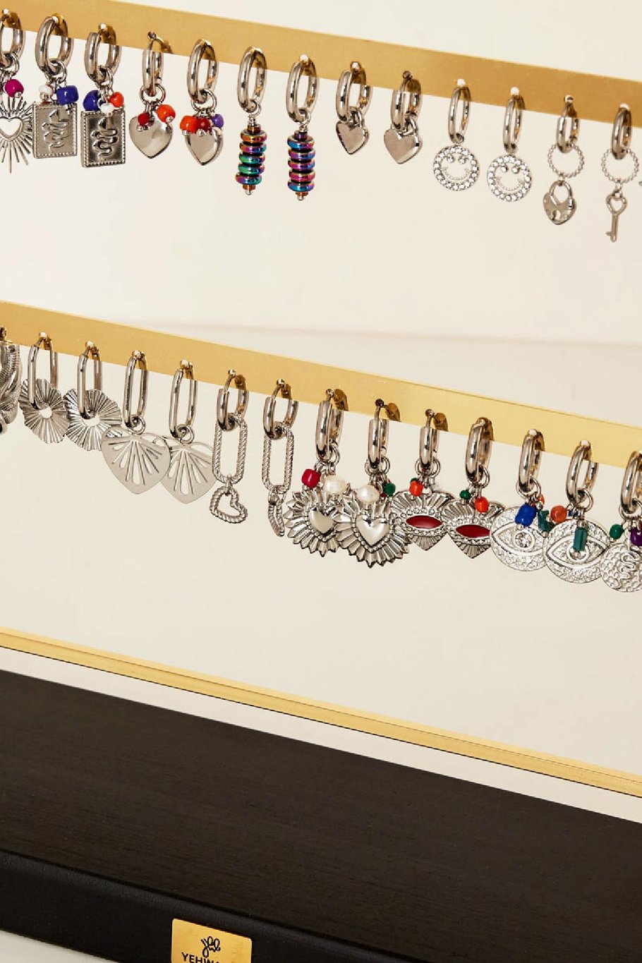 Oorbellen display zilver Multi Stainless Steel Afbeelding2